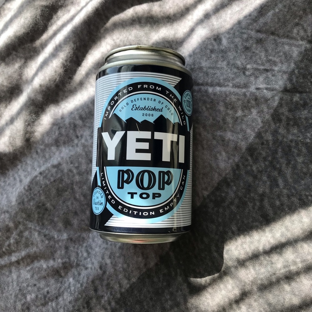 LIMITED EDITION YETI empty Can